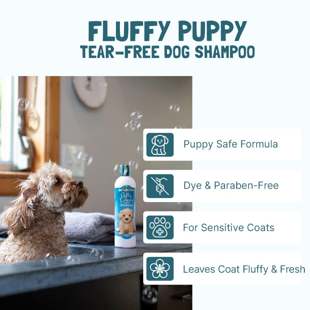 Bio Groom Fluffy Puppy Tear Free Shampoo for Dogs