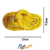 Pet Vogue Sandal Shaped Rope Toy for Dogs | For Medium Chewers (Yellow)