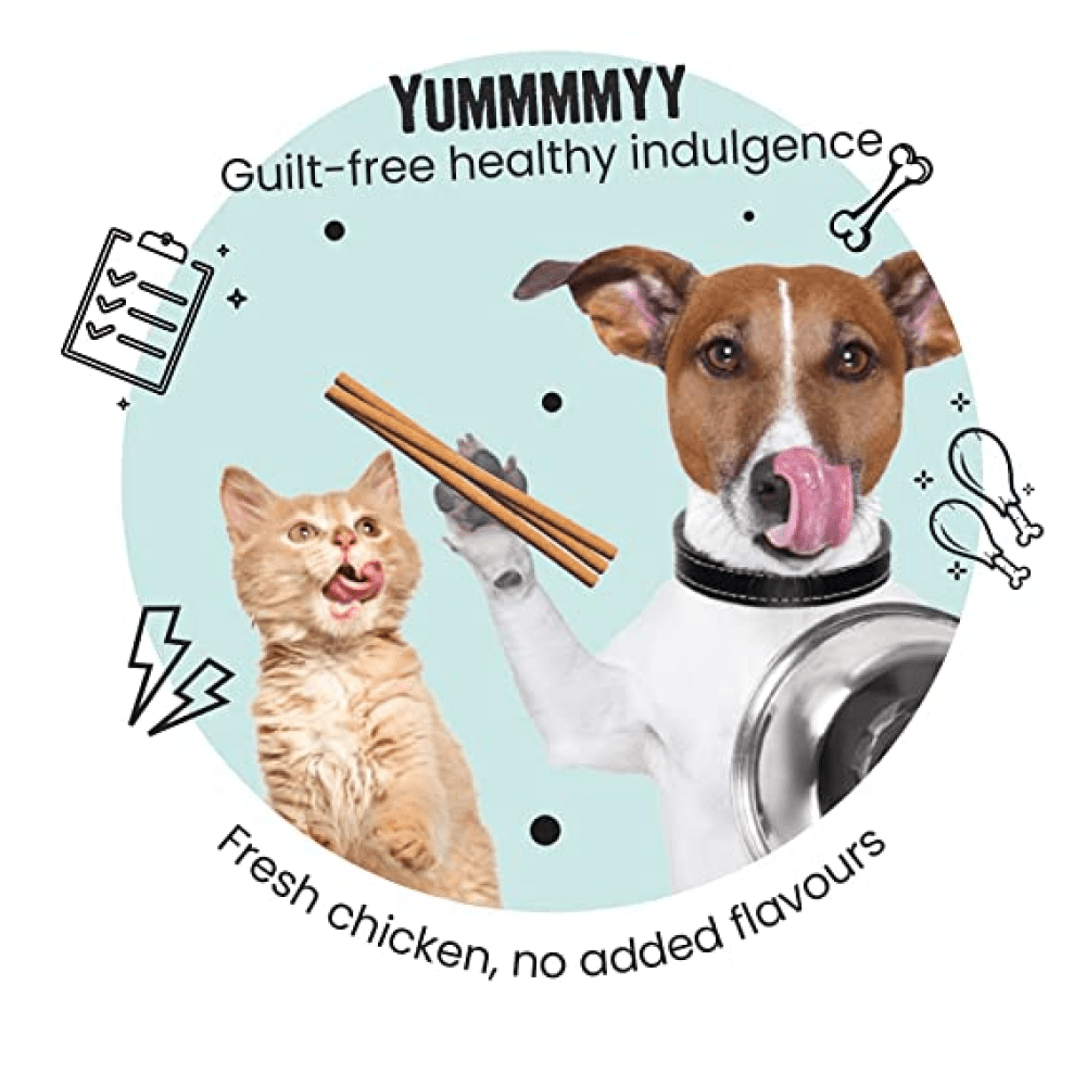 Healing Leaf Hemp Protein Powder and Bark Out Loud Immunity Multi Vitamin Chew Stix for Dogs and Cats Combo Exclusive Combo Exclusive Combo