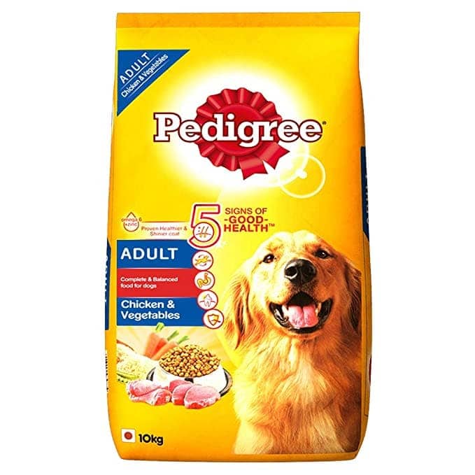 Pedigree Chicken & Vegetables Adult Dog Dry Food