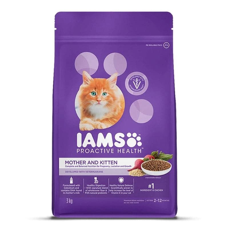 IAMS Proactive Health Chicken Premium Mother and Kitten Cat Dry Food