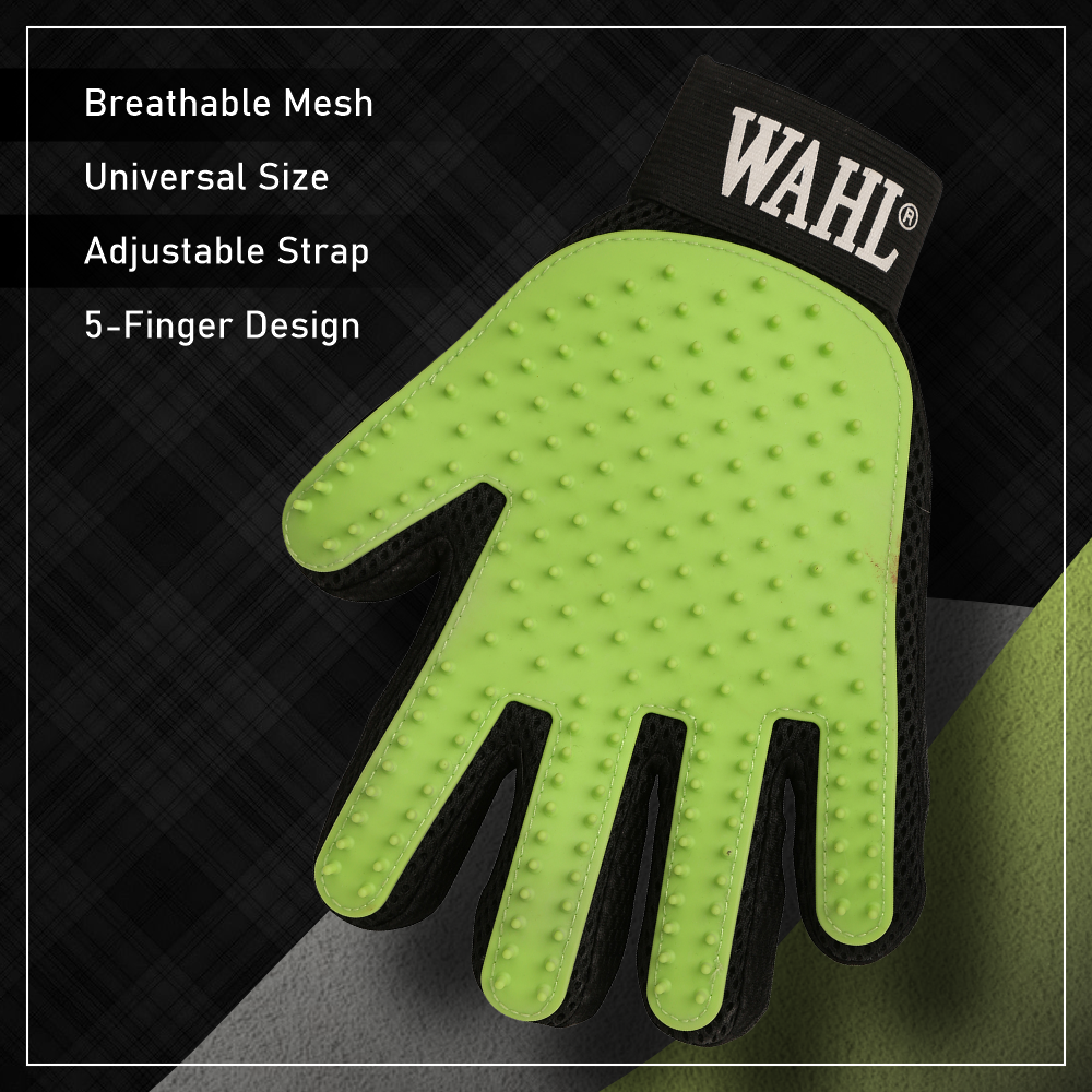 Wahl Grooming Finger Glove for Cats and Dogs (19cm)