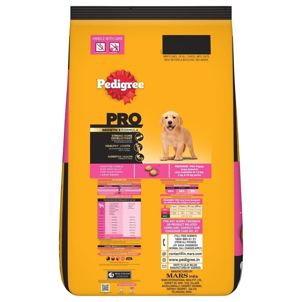 Pedigree PRO Expert Nutrition for Large Breed Puppy (3 to 18 Months) Dog Dry Food