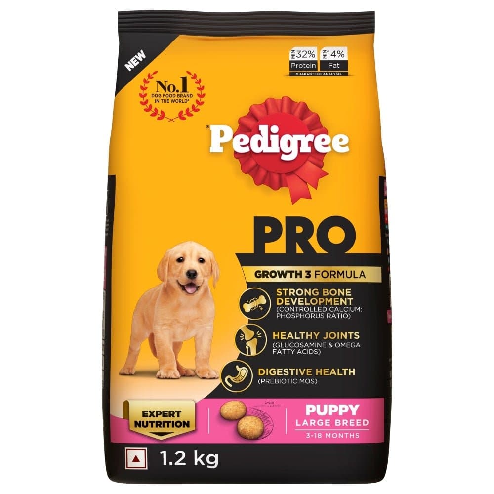 Pedigree PRO Expert Nutrition for Large Breed Puppy (3 to 18 Months) Dog Dry Food