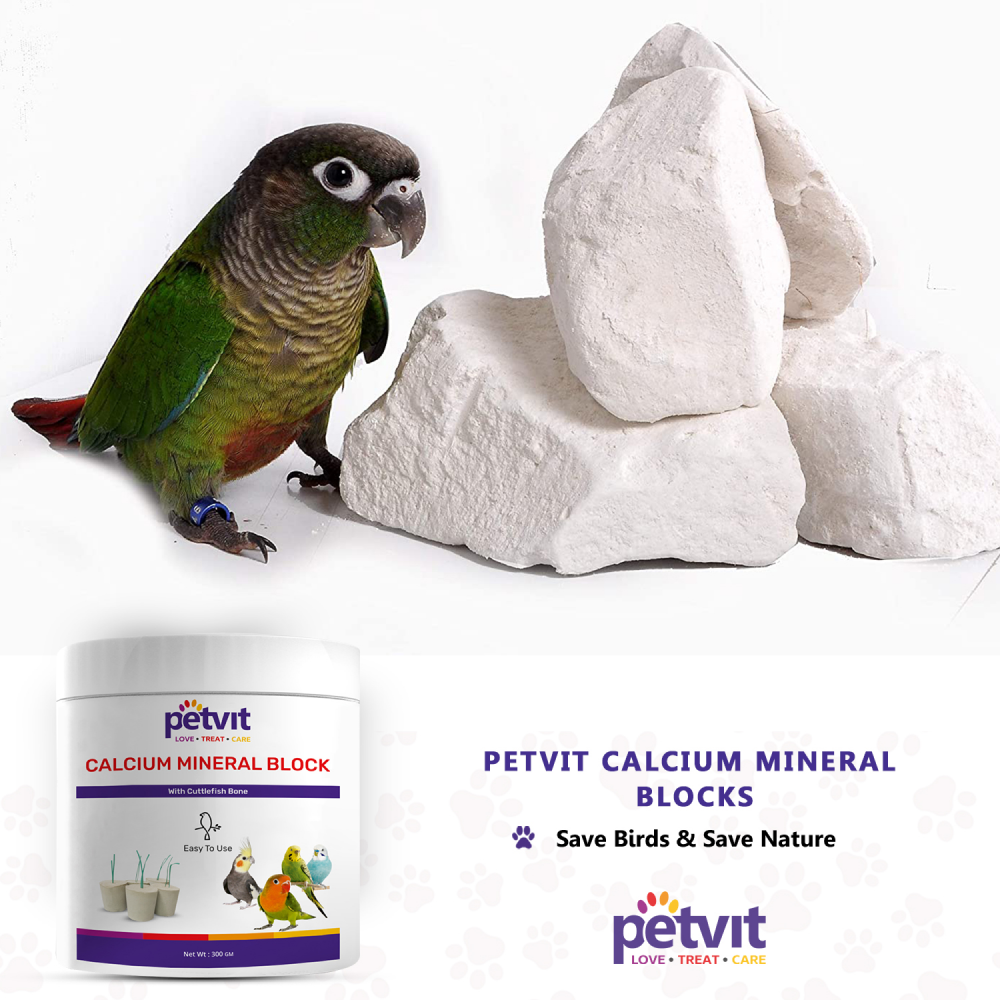 Petvit Calcium Mineral Block with Alfalfa Bird Food