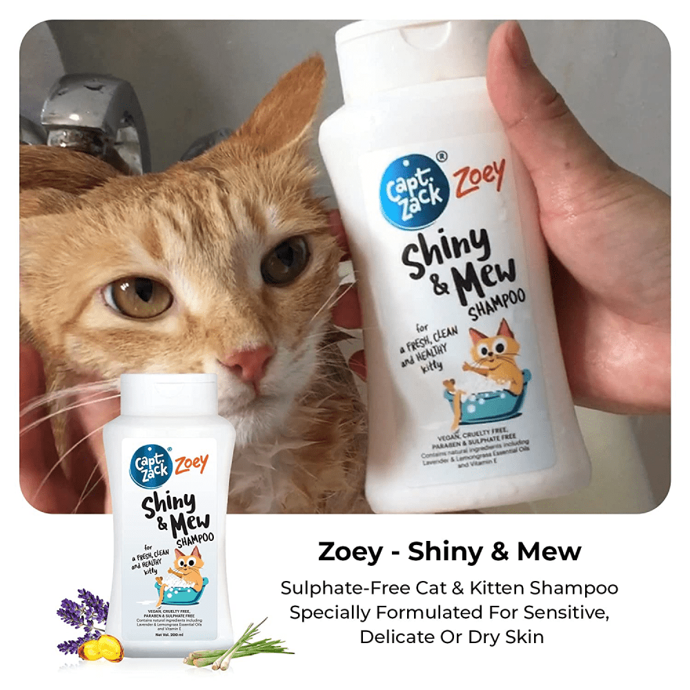Captain Zack Zoey Shiny & Mew Shampoo for Cats