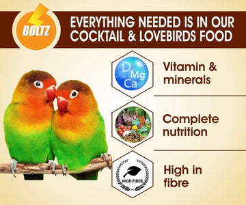 Boltz Cockatiel & Lovebird Food