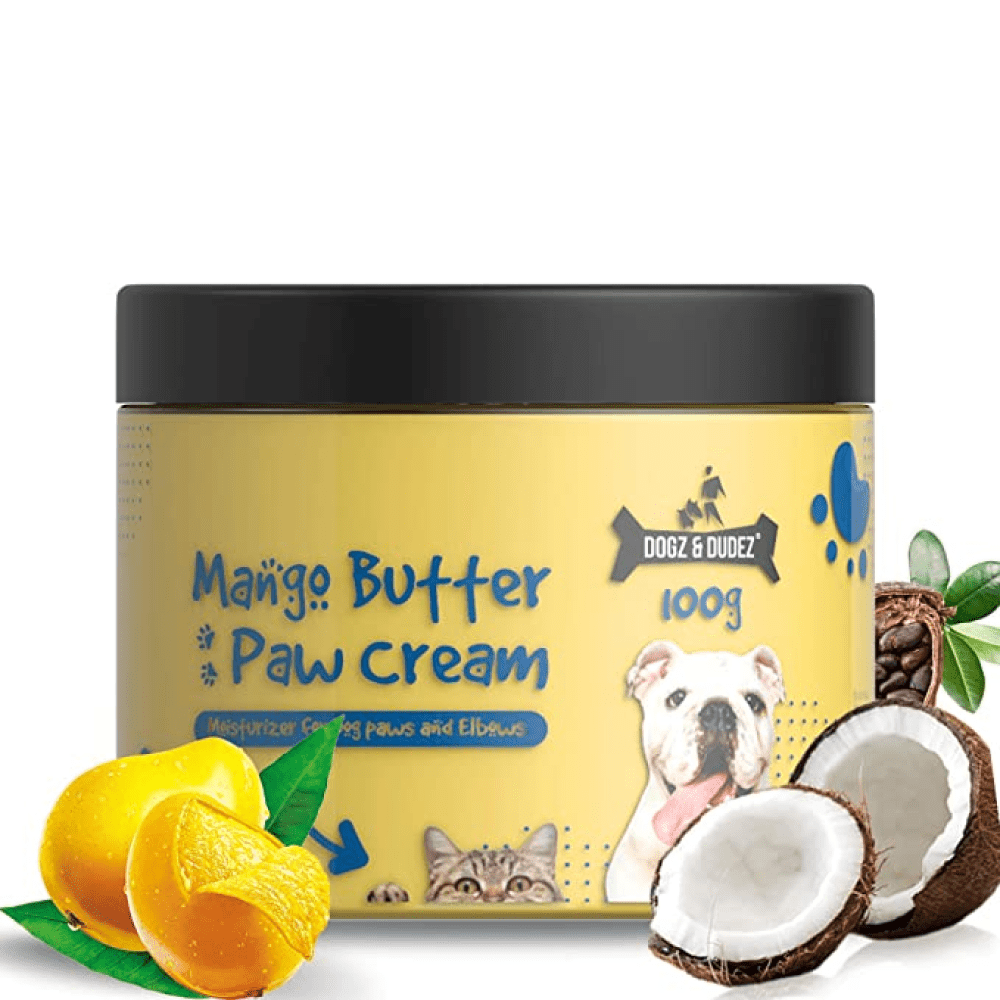 DOGZ & DUDEZ Mango Butter Paw Cream for Dogs and Cats Both-Grooming Supplies DOGZ & DUDEZ 100g