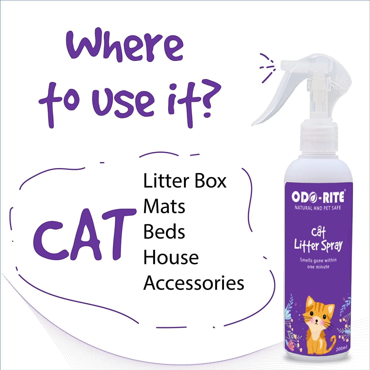 Odo Rite Cat Litter Spray Cats-Health & Wellness Odo-Rite