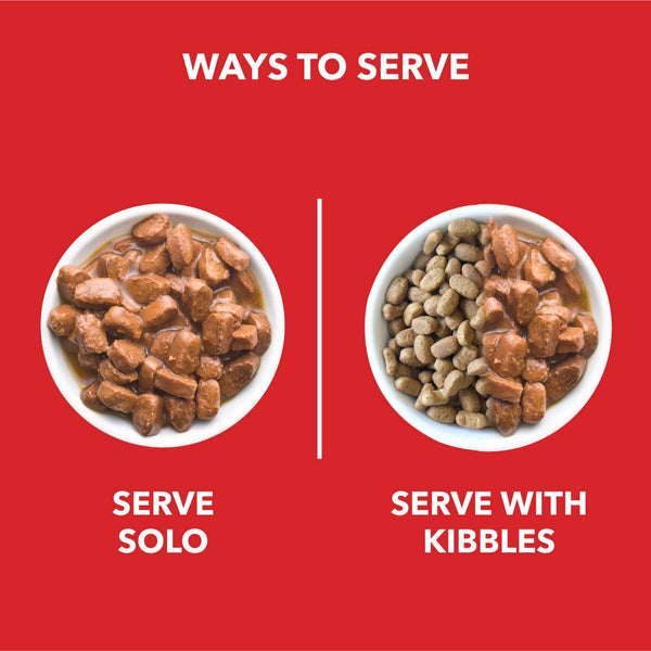 Drools Focus Super Premium Puppy Dry Food and Real Chicken & Chicken Liver Chunks in Gravy Puppy Wet Food Combo