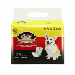 Dono Super Absorbent Soft Diaper for Male Dogs