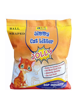 JiMMy Jolly Ball Shaped Lemon Scented Clumping Bentonite Cat Litter