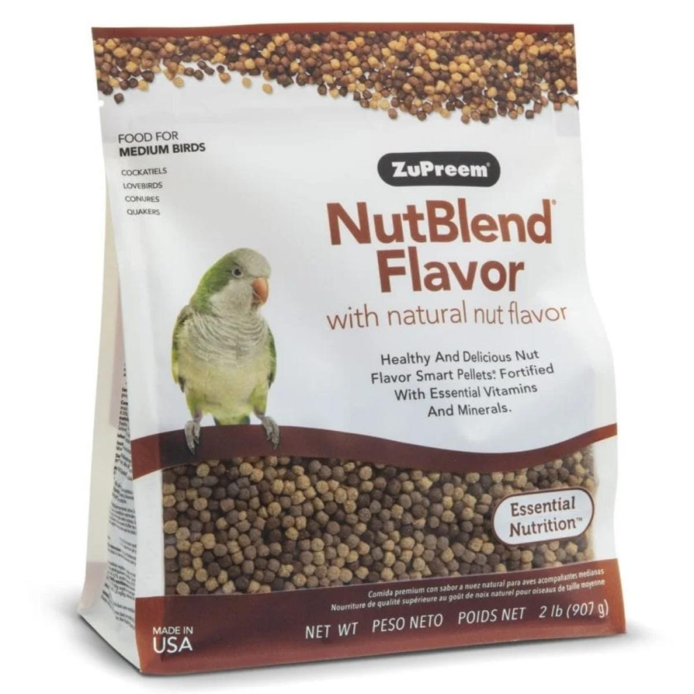 ZuPreem NutBlend Flavor With Natural Nut Flavour Medium Bird Food