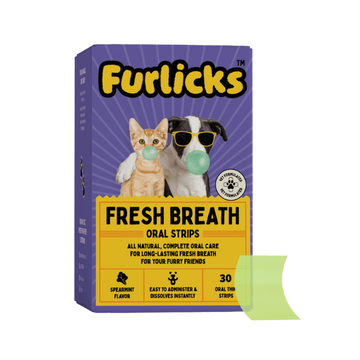 Furlicks Fresh Breath Oral Strips for Cats and Dogs