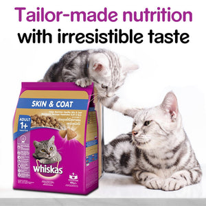 Whiskas Skin & Coat Chicken & Salmon Adult (1+ Years) Cat Dry Food