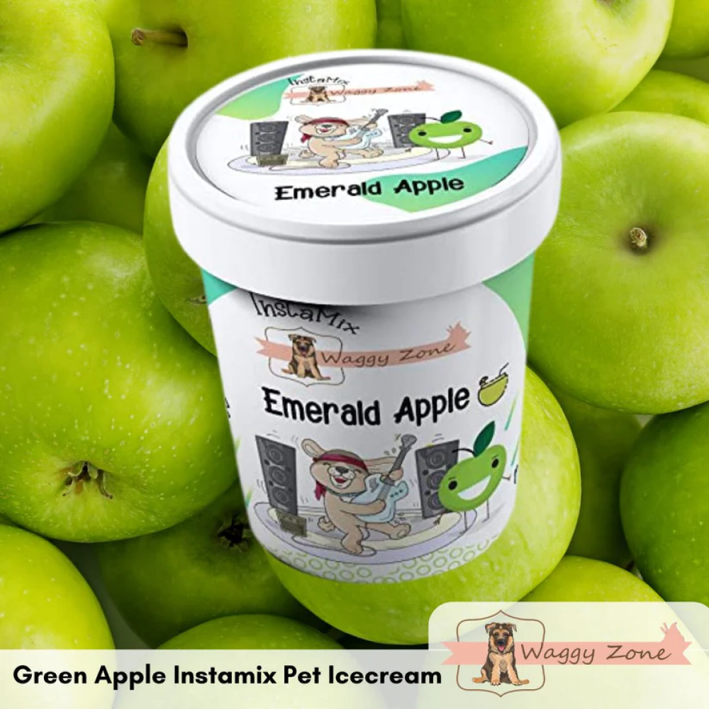 Waggy Zone Green Apple Ice Cream for Pets