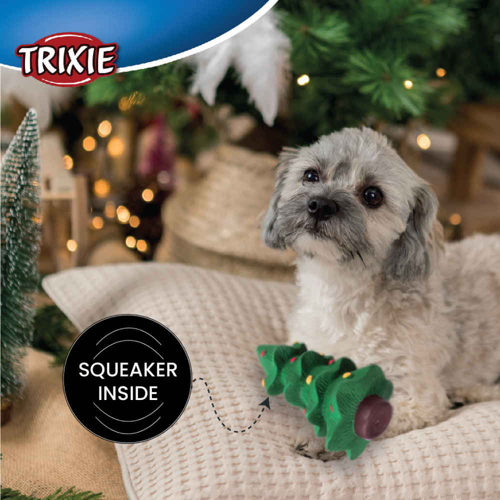 Trixie Christmas Tree Latex Toy for Dogs