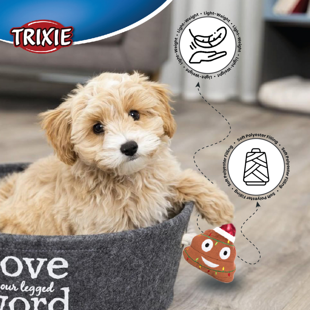 Trixie Xmas Emoticon Toy for Dogs
