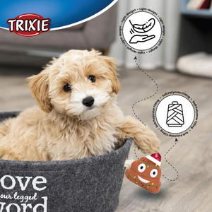 Trixie Xmas Emoticon Plush Toy for Dogs