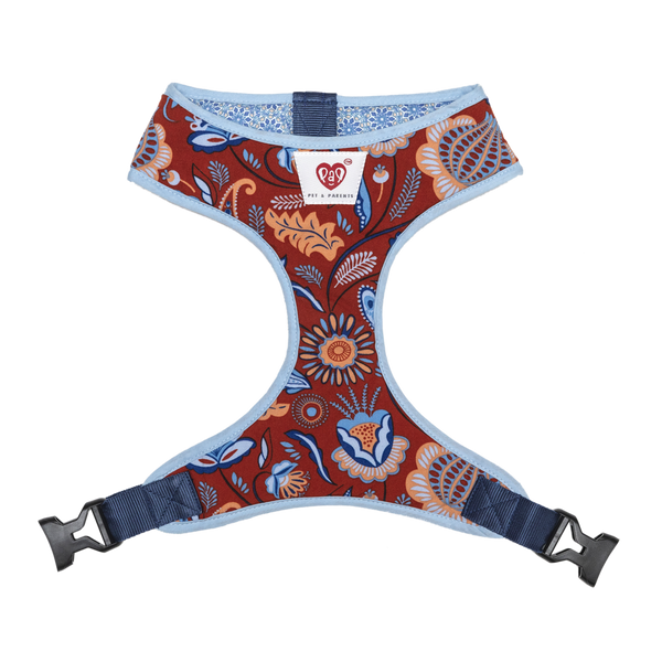 Pet And Parents Indie Floral Reversible Harness for Dogs