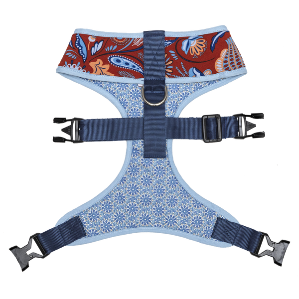 Pet And Parents Indie Floral Reversible Harness for Dogs
