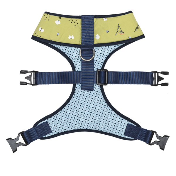 Pet And Parents Green Garden Reversible Harness for Dogs