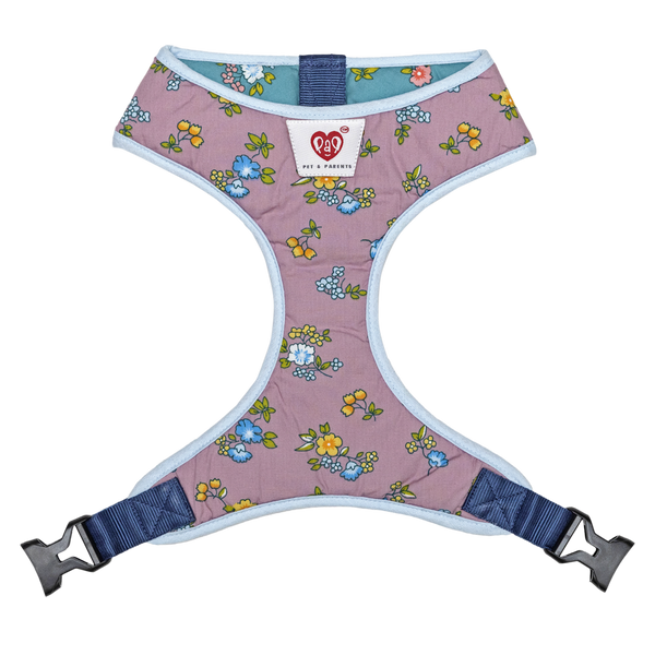 Pet And Parents Dainty Floral Reversible Harness for Dogs