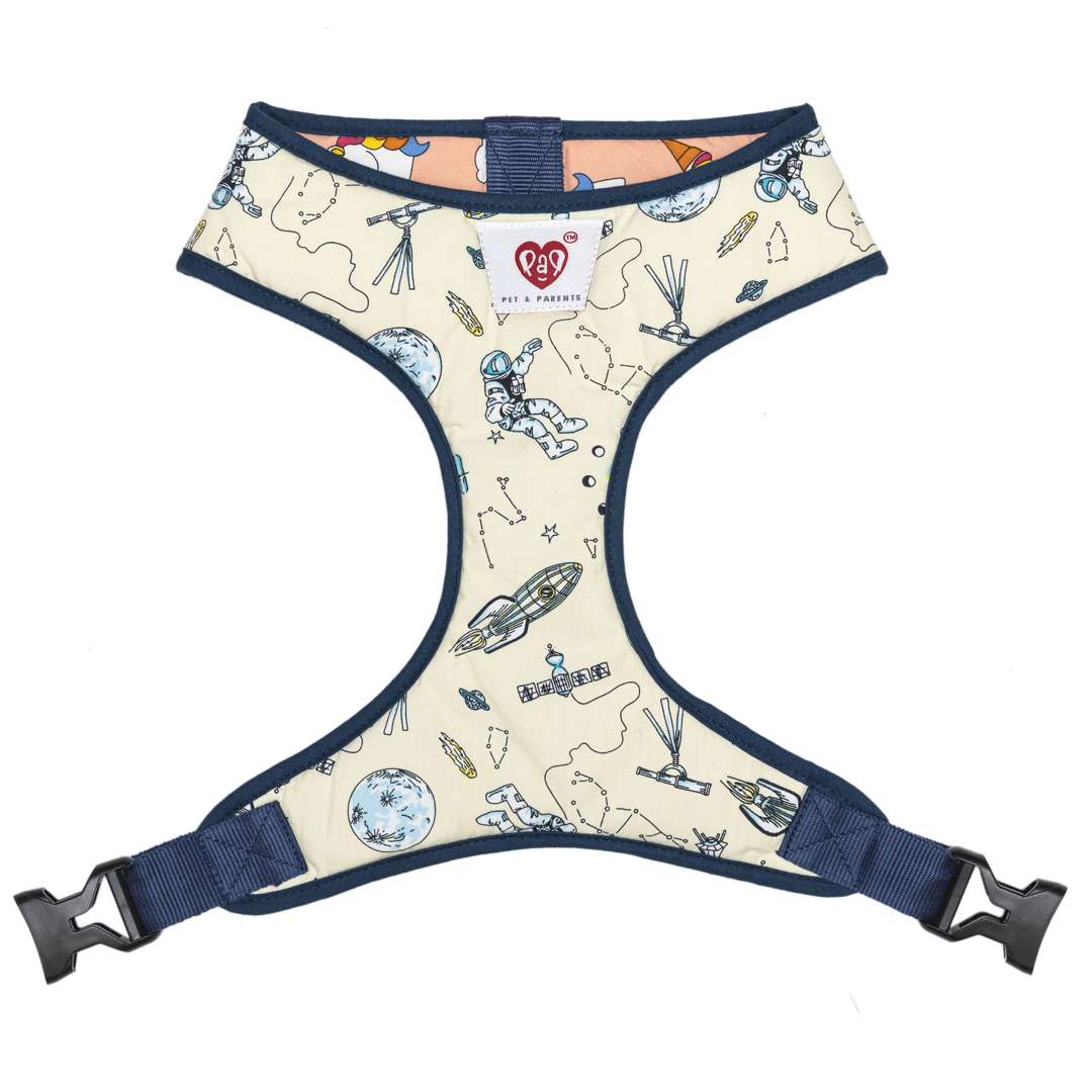 Pet And Parents Galaxy Wonderland Reversible Harness for Dogs