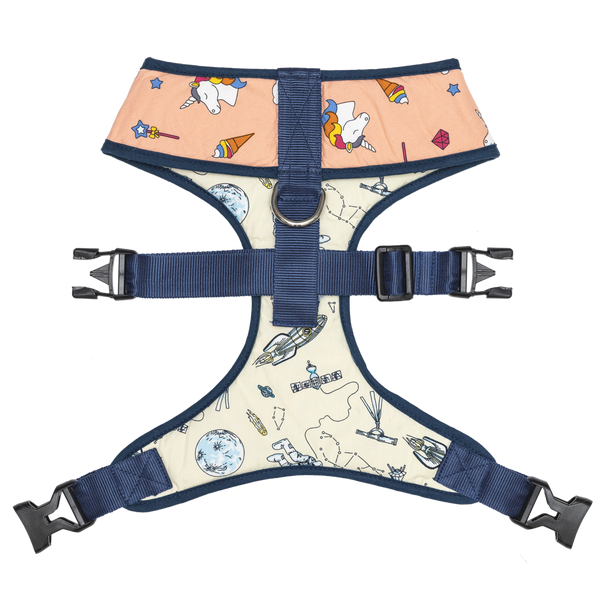 Pet And Parents Galaxy Wonderland Reversible Harness for Dogs