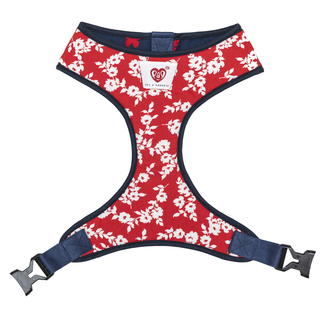 Pet And Parents Floral Butterfly Reversible Harness for Dogs