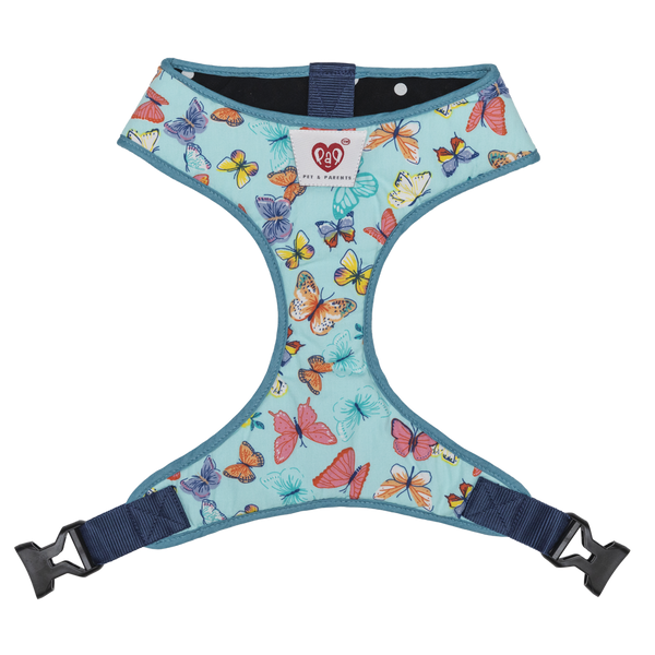 Pet And Parents Butterfly and Polka Reversible Harness for Dogs