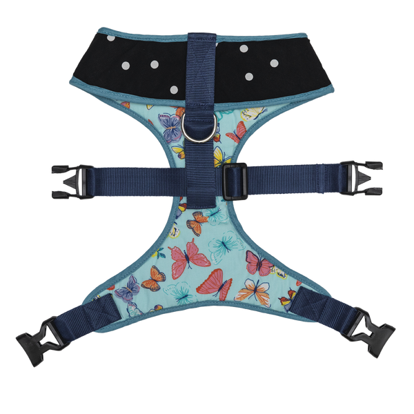 Pet And Parents Butterfly and Polka Reversible Harness for Dogs