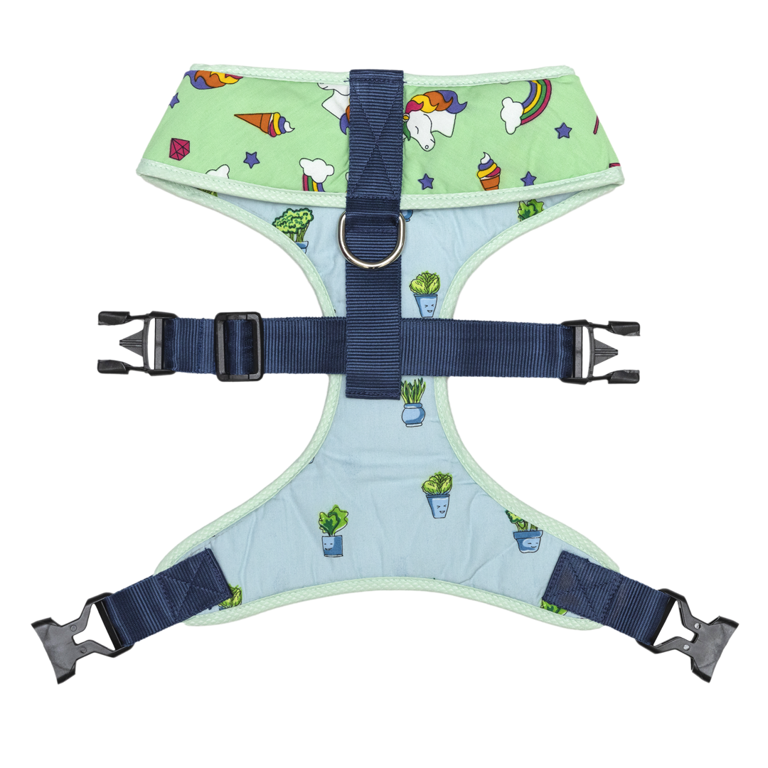 Pet And Parents Little Plant’s Wonderland Reversible Harness for Dogs