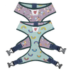 Pet And Parents Floral Rainbow Reversible Harness for Dogs Dogs-Collar, Leashes, harnesses Namaste Pets XXXL:28-37in Girth