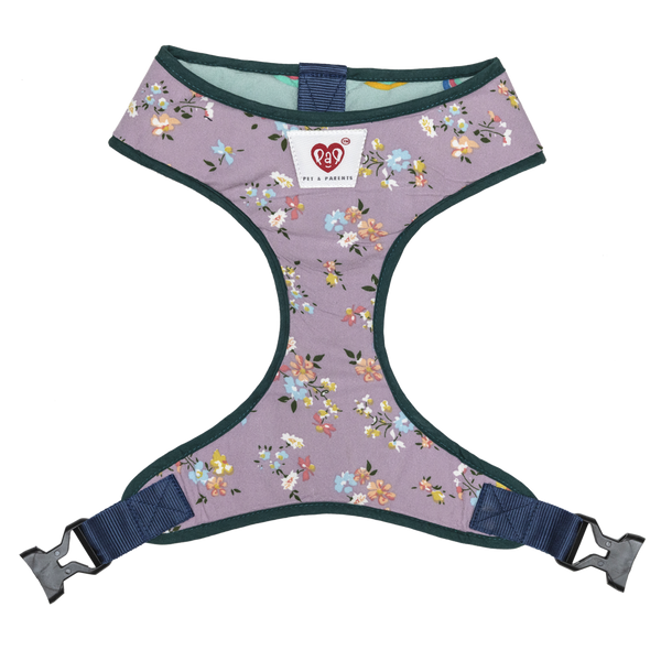 Pet And Parents Floral Rainbow Reversible Harness for Dogs