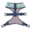 Pet And Parents Floral Rainbow Reversible Harness for Dogs Dogs-Collar, Leashes, harnesses Namaste Pets