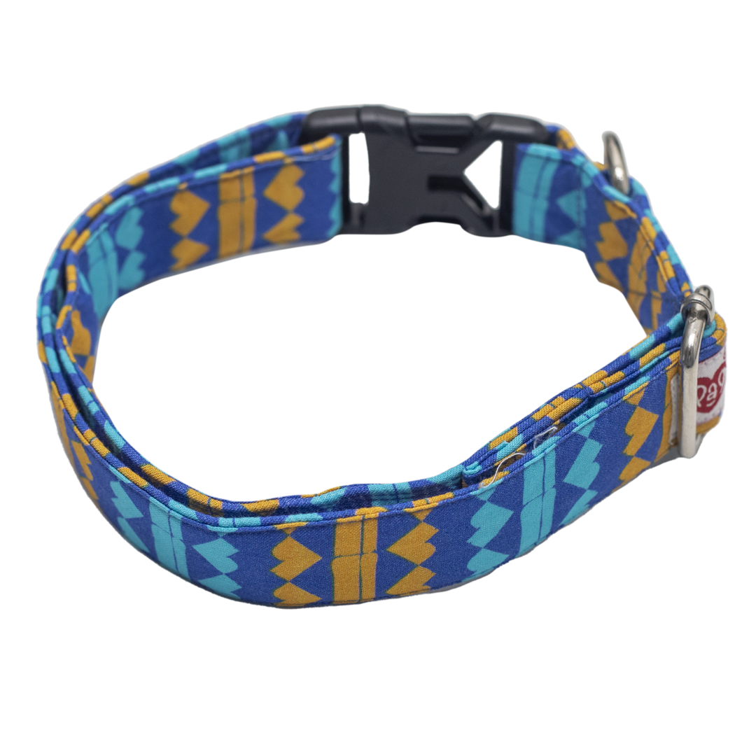 Pet And Parents Heart Print Collar for Dogs