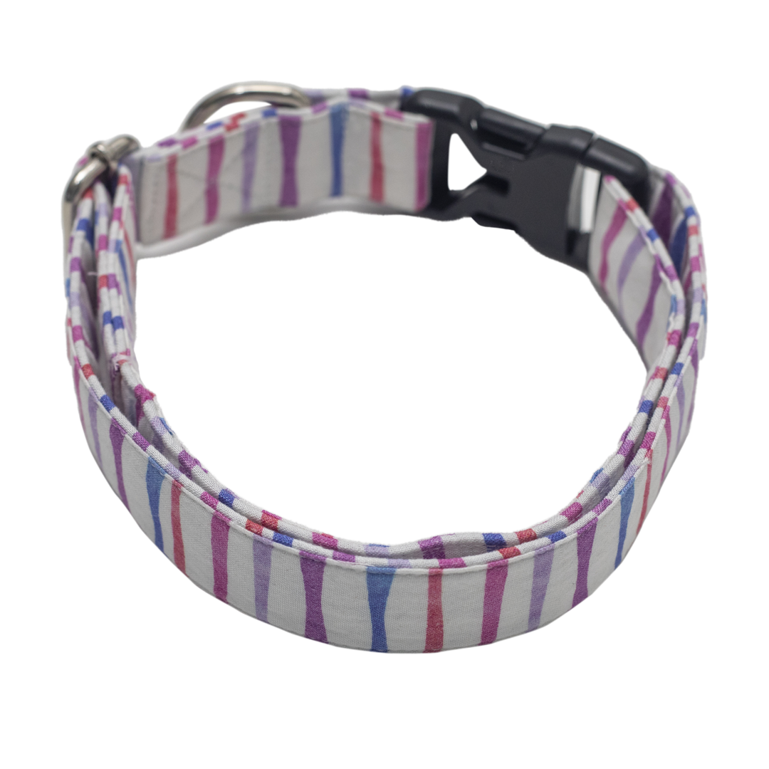 Pet And Parents Multi Stripes Collar for Dogs