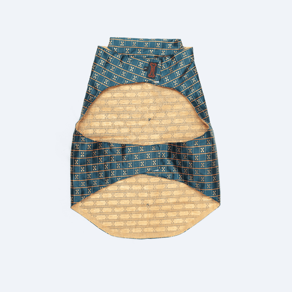 Pawgypets Strapy Sherwani for Dogs and Cats (Peacock Blue)