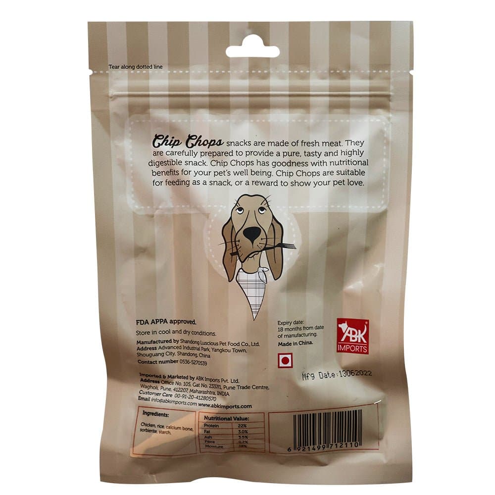 Chip Chops Chicken and Calcium Bone Dog Treats