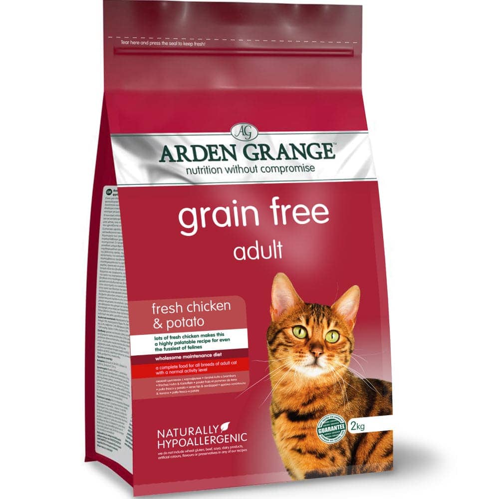 Arden Grange Grain Free Adult Cat Dry Food | Fresh Chicken & Potato (Limited Shelf Life) Cats- Dry food Arden Grange