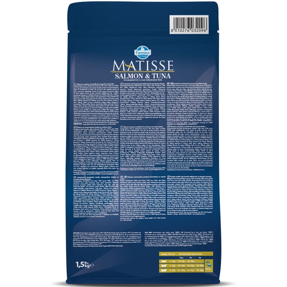Farmina Matisse Salmon & Tuna Adult Cat Dry Food Cats- Dry food Matisse