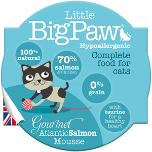 Little Big Paw Atlantic Salmon Mousse Cat Wet Food