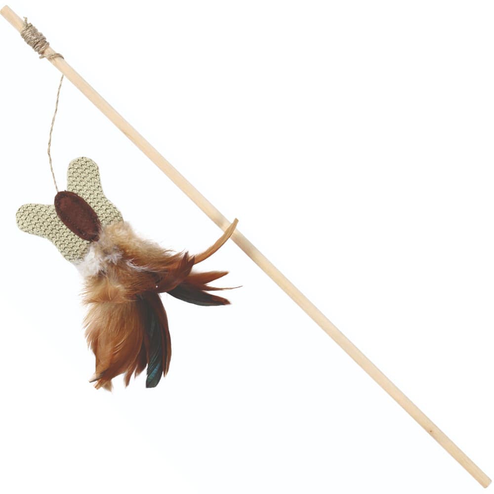 Trixie Playing Rod With Butterfly Teaser Interactive Toy for Cats Cats-Toys Trixie 45cm