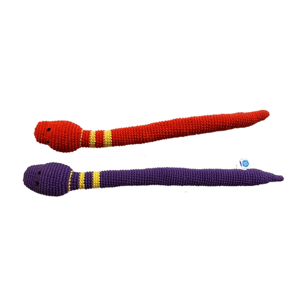 Captain Zack Crochet Snake Toy for Dogs (Assorted)