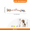 Fofos Flossy Three Knots Rope Toy For Dogs
