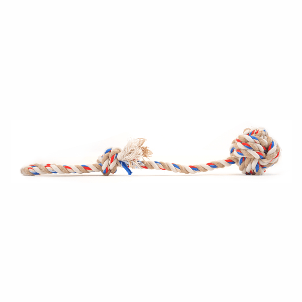 Fofos Flossy Rope Toy with Ball for Dogs