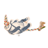 Barkbutler x Fofos Flossy Rope Toy With Panda for Dogs Dogs-Toys Barkbutler Blue