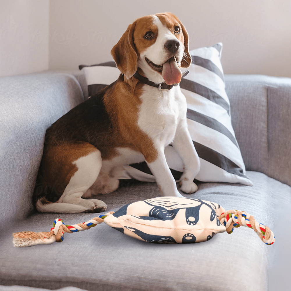 Fofos Flossy Rope Toy With Panda for Dogs