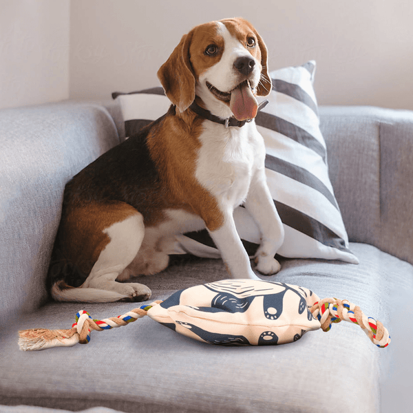 Barkbutler x Fofos Flossy Rope Toy With Panda for Dogs